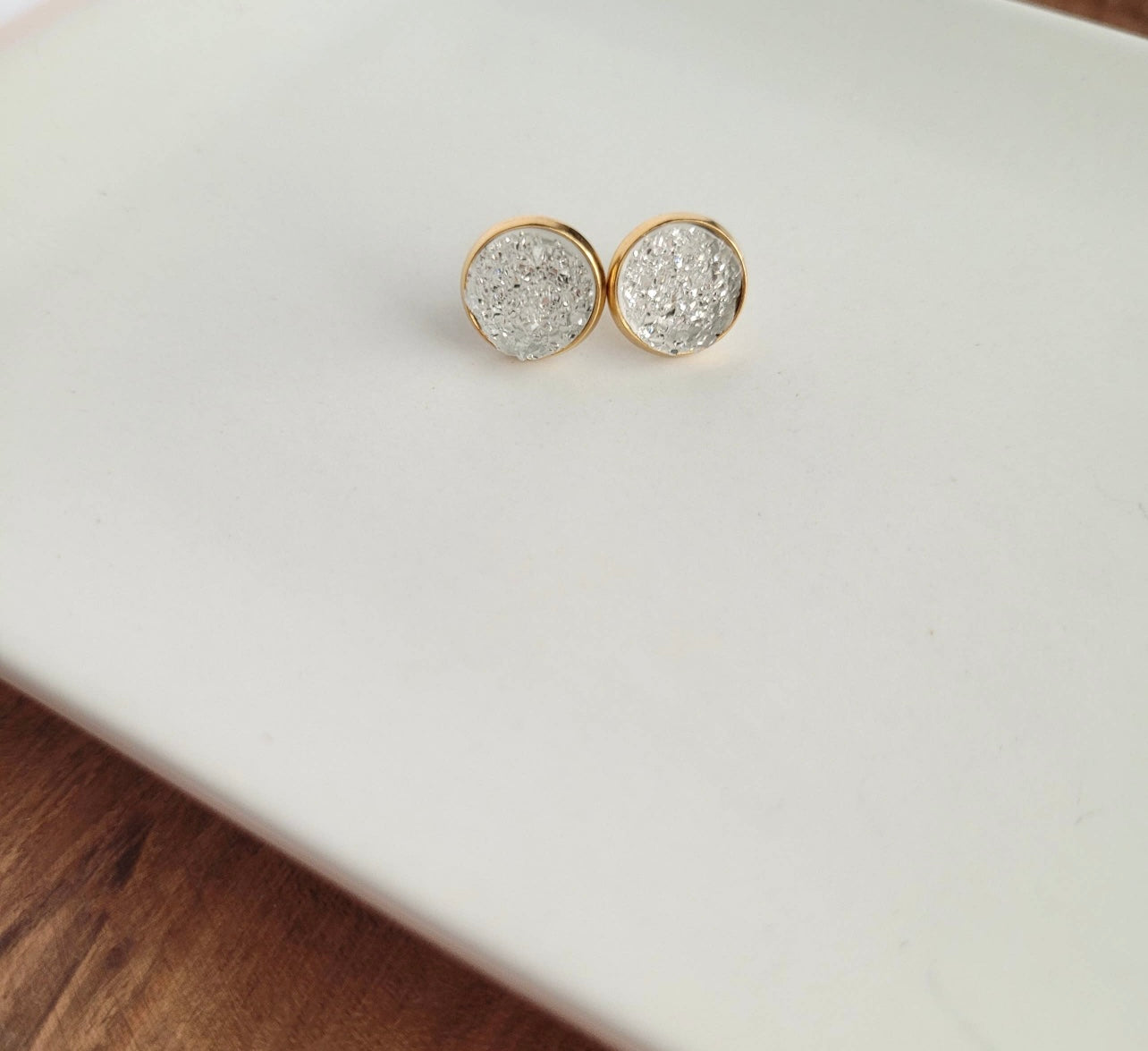 Geode Druzy Studs