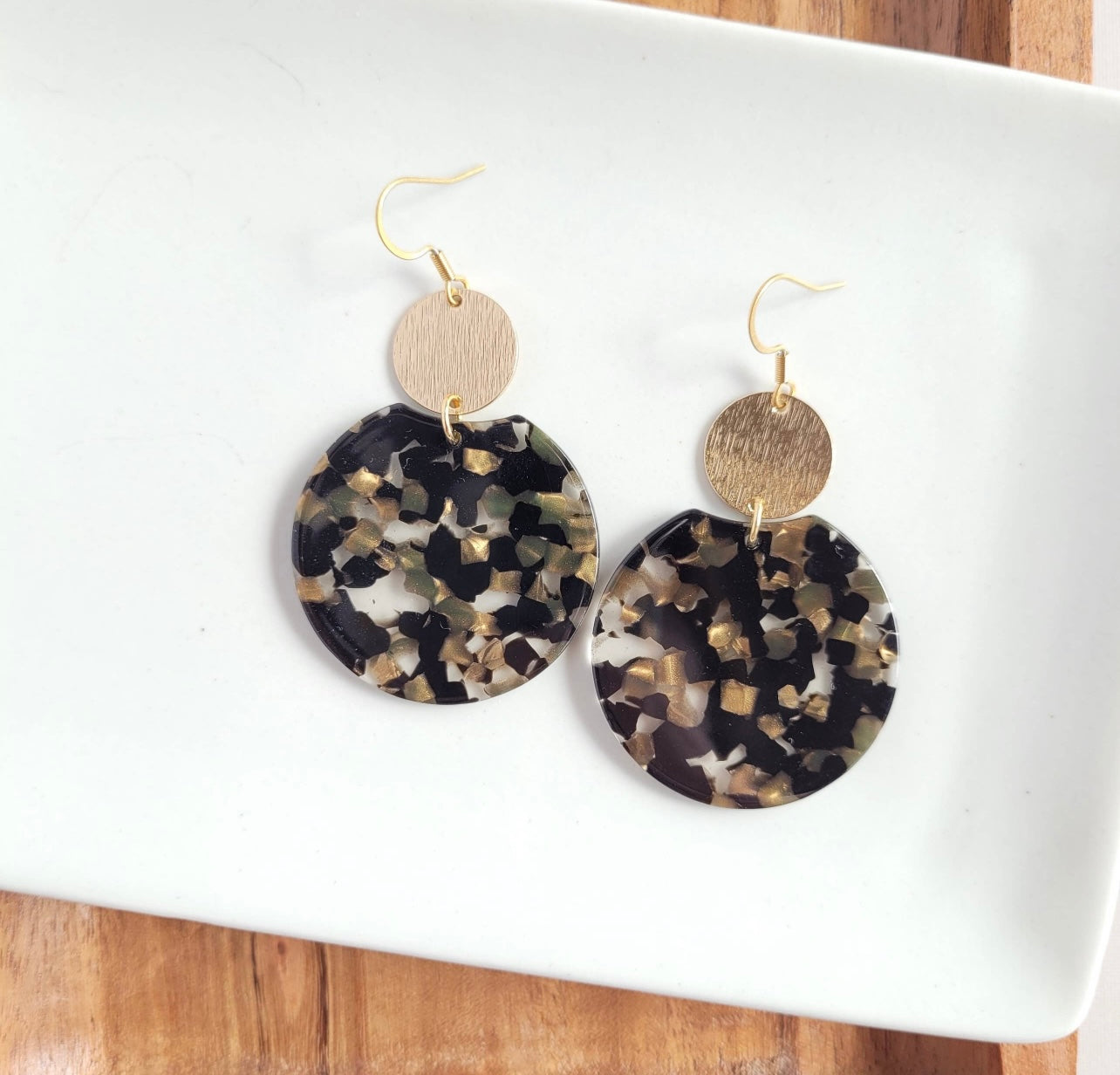 Zoey Earrings - black