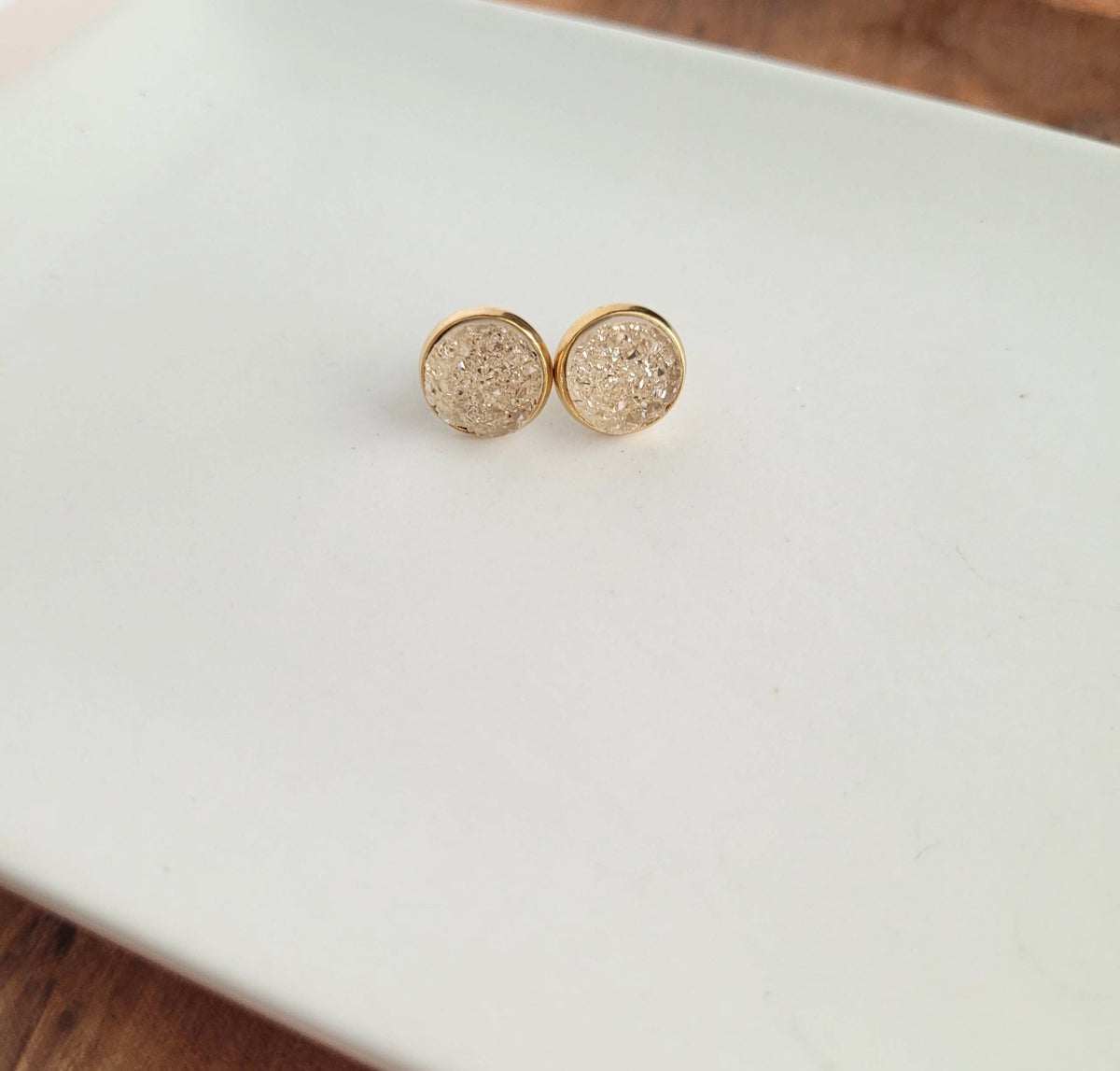 Geode Druzy Studs